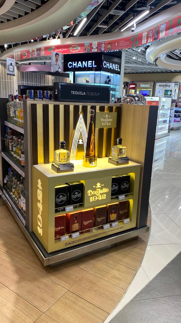 VISIBILIDAD DUTY FREE AEROPUERTO DIAGEO